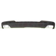Spoiler Paraurti Posteriore Nero Per Bmw 5 Series - F10/f11 M-tech Dal 2010 Al 2013