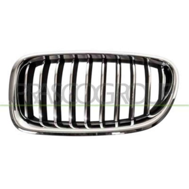 GUIDA_ALLA_SCELTA.JPG Griglia Radiatore Sinistra Cromata Per Bmw 5 Series - F10/f11 Lci Dal 2013 Al 2016