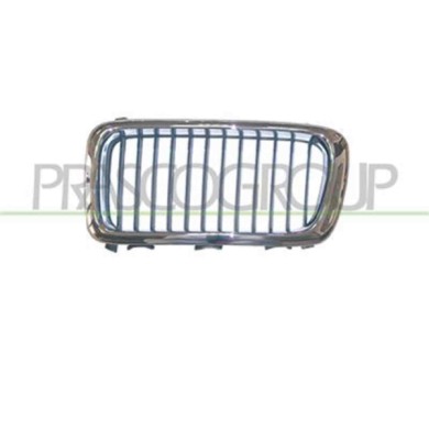 GUIDA_ALLA_SCELTA.JPG Griglia Radiatore Destra Cromata/cromata/nera Per Bmw 7 Series - E38 Dal 1994 Al 1998
