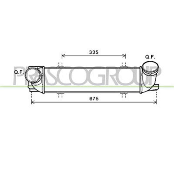 BM120N001_2.JPG Intercooler Per Bmw 3 Series - E90/e91 Dal 2005 Al 2009