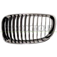 Griglia Radiatore Sinistra Cromata/cromata/nera Per Bmw 1 Series - E87/e81 Lci Dal 2007 Al 2011