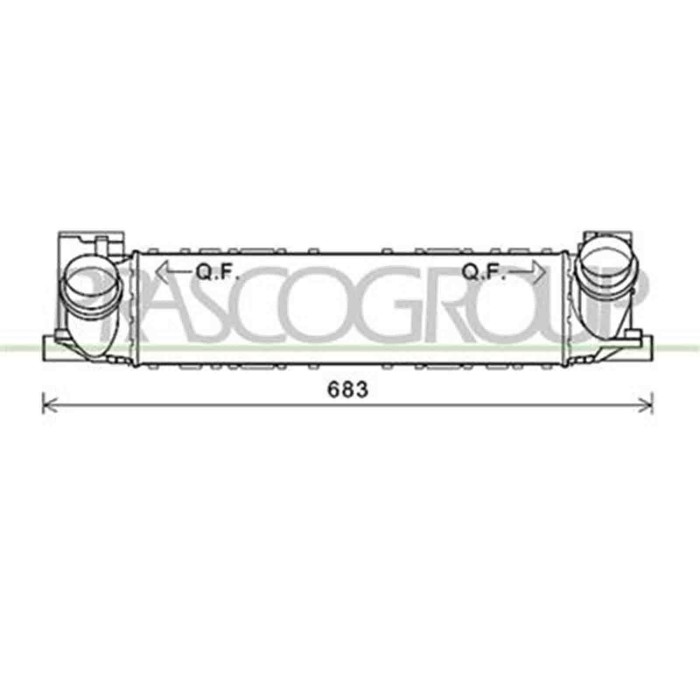 BM123N001_1.JPG Intercooler Per Bmw 1 Series - F20/f21 Dal 2011 Al 2015