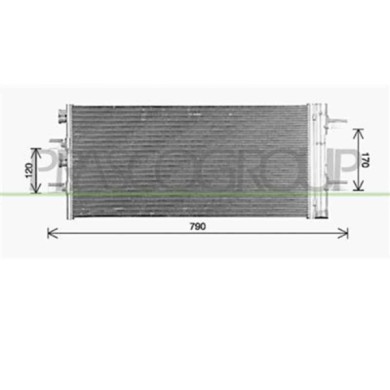BM200C001_1.JPG Condensatore Per Bmw 2 Series - F45 / F46- Active/gran Tourer Dal 2014 Al 2018