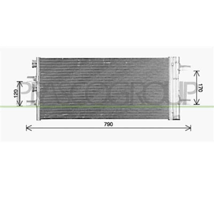 BM200C001_1.JPG Condensatore Per Bmw 2 Series - F45 / F46- Active/gran Tourer Dal 2014 Al 2018
