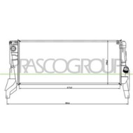 Radiatore Per Bmw 2 Series - F45 / F46- Active/gran Tourer Dal 2014 Al 2018
