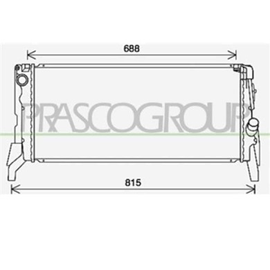 BM200R003_2.JPG Radiatore Per Bmw 2 Series - F45 / F46- Active/gran Tourer Dal 2014 Al 2018