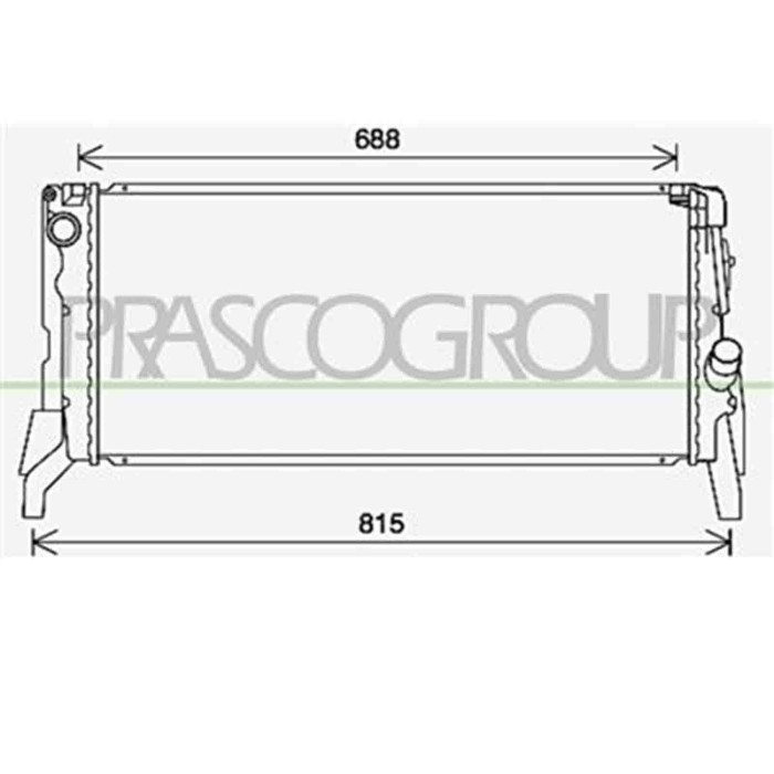 BM200R003_2.JPG Radiatore Per Bmw 2 Series - F45 / F46- Active/gran Tourer Dal 2014 Al 2018