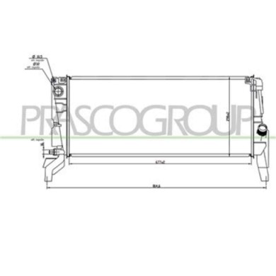 BM200R004_2.JPG Radiatore Per Bmw 2 Series - F45 / F46- Active/gran Tourer Dal 2014 Al 2018