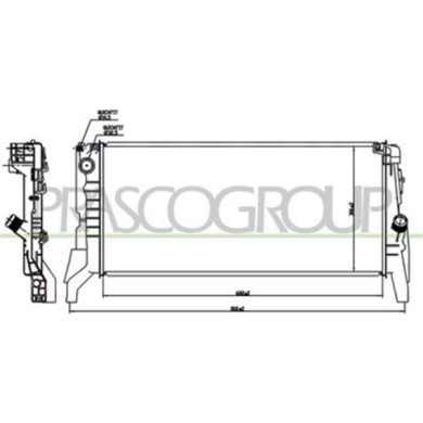 BM200R006_2.JPG Radiatore Per Bmw 2 Series - F45 / F46- Active/gran Tourer Dal 2014 Al 2018