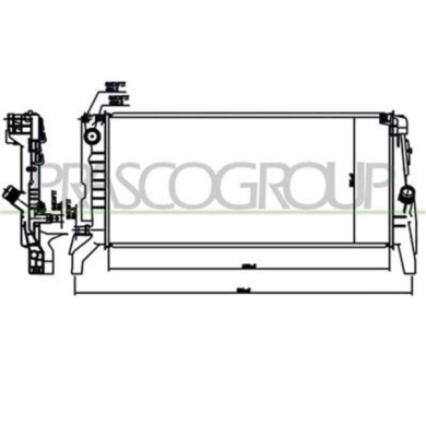 BM200R007_2.JPG Radiatore Per Bmw 2 Series - F45 / F46- Active/gran Tourer Dal 2014 Al 2018