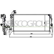 Radiatore Per Bmw 2 Series - F45 / F46- Active/gran Tourer Dal 2014 Al 2018