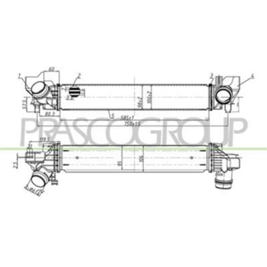 BM250N001_2.JPG Intercooler Per Bmw 2 Series - F45 / F46- Active/gran Tourer Dal 2014 Al 2018