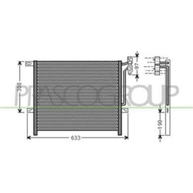 BM802C001_1.JPG Condensatore Per Bmw X3 - E83 Dal 2004 Al 2007