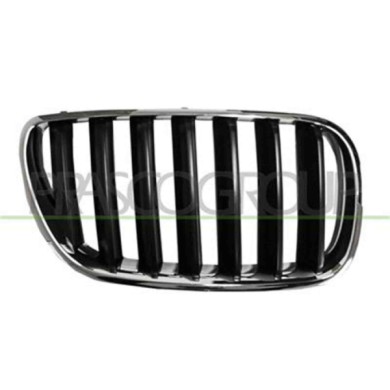 GUIDA_ALLA_SCELTA.JPG Griglia Radiatore Destra Cromata/nera Per Bmw X3 - E83 Dal 2007 Al 2010