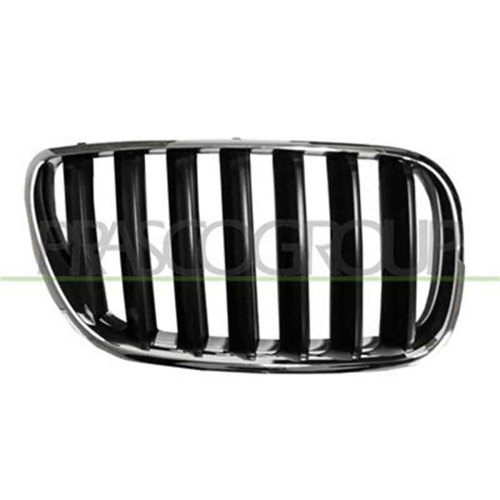 GUIDA_ALLA_SCELTA.JPG Griglia Radiatore Destra Cromata/nera Per Bmw X3 - E83 Dal 2007 Al 2010