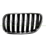 Griglia Radiatore Sinistra Cromata/nera Per Bmw X3 - E83 Dal 2007 Al 2010