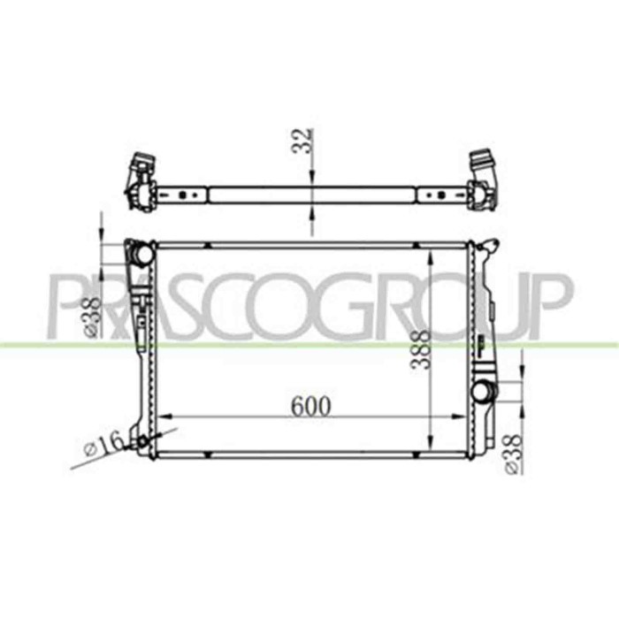 BM804R001_2.JPG Radiatore Per Bmw X3 - F25 Dal 2010 Al 2014
