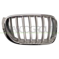 Griglia Radiatore Destra Cromata Per Bmw X3 - F25 Lci Dal 2014 Al 2017