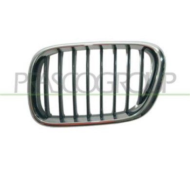 GUIDA_ALLA_SCELTA.JPG Griglia Radiatore Sinistra Cromata/nera Per Bmw X5 - E53 Dal 2000 Al 2006