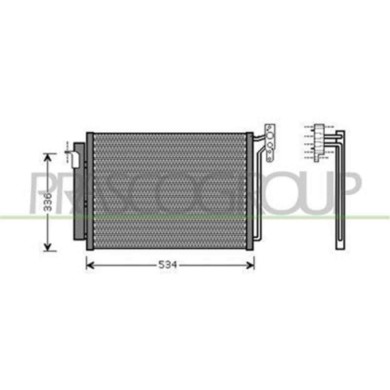BM820C001_1.JPG Condensatore Per Bmw X5 - E53 Dal 2000 Al 2006