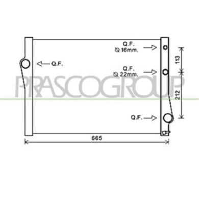 BM822R002_1.JPG Radiatore Per Bmw X5 - E70 Dal 2007 Al 2010