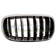 GUIDA_ALLA_SCELTA.JPG Griglia Radiatore Destra Cromata Per Bmw X5 - F15 Dal 2013 Al 2018