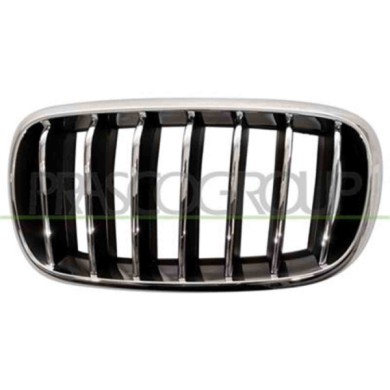 GUIDA_ALLA_SCELTA.JPG Griglia Radiatore Sinistra Cromata Per Bmw X5 - F15 Dal 2013 Al 2018