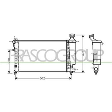 CI023R002_1.JPG Radiatore Per Citroen Saxo Dal 1999 Al 2004