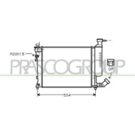 CI032R002_1.JPG Radiatore Per Citroen Zx Dal 1991 Al 1997