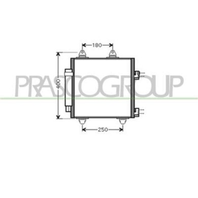 CI201C001_1.JPG Condensatore Per Citroen C1 Dal 2005 Al 2008