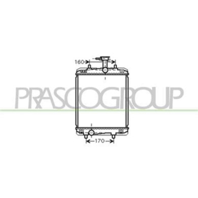 CI201R003_1.JPG Radiatore Per Citroen C1 Dal 2005 Al 2008