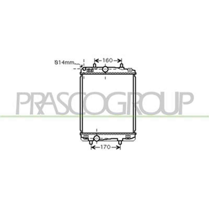 CI201R004_1.JPG Radiatore Per Citroen C1 Dal 2005 Al 2008