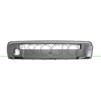 CI2061246_2.JPG Modanatura Centrale Paraurti Anteriore Verniciata Nera Per Citroen C1 Dal 2014