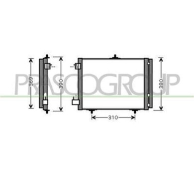 CI304C001_1.JPG Condensatore Per Citroen C2 Dal 2003 Al 2007