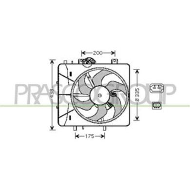 CI304F001_1.JPG Ventola Per Citroen C2 Dal 2003 Al 2007