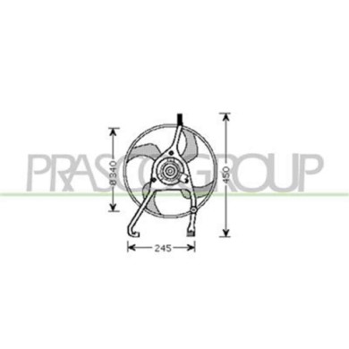 CI304F002_1.JPG Ventola Per Citroen C2 Dal 2003 Al 2007