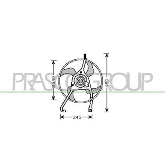 CI304F002_1.JPG Ventola Per Citroen C2 Dal 2003 Al 2007