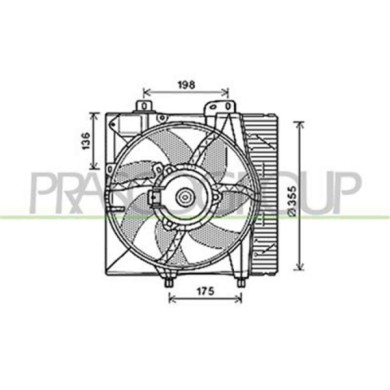 CI304F004_1.JPG Ventola Per Citroen C2 Dal 2003 Al 2007