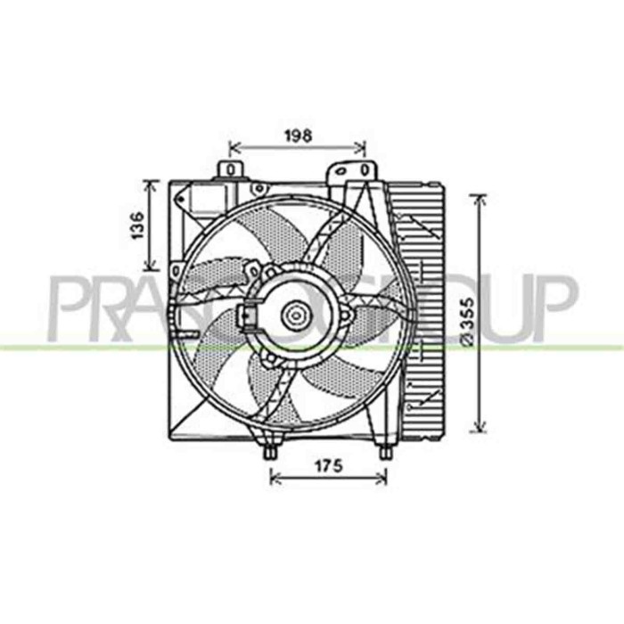 CI304F004_1.JPG Ventola Per Citroen C2 Dal 2003 Al 2007