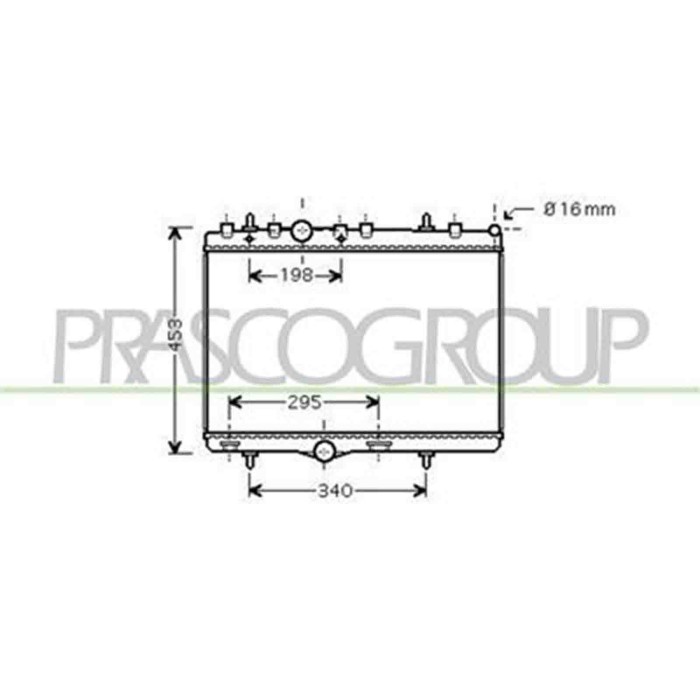 CI304R007_1.JPG Radiatore Per Citroen C2 Dal 2003 Al 2007