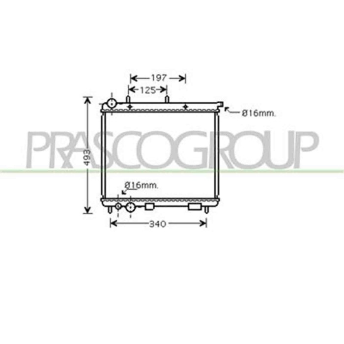 CI320R009_1.JPG Radiatore Per Citroen C3 Dal 2002 Al 2005