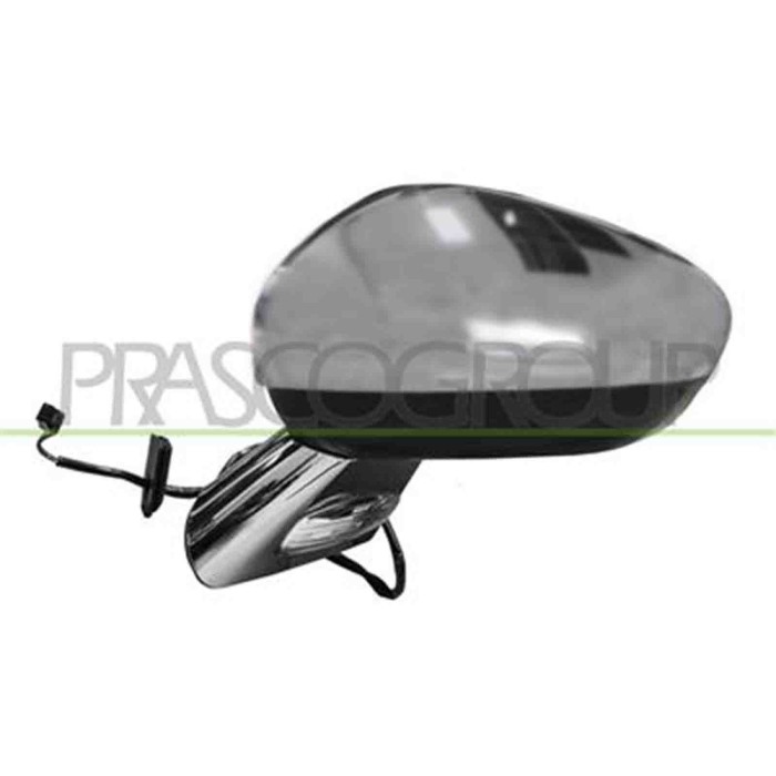 GUIDA_ALLA_SCELTA.JPG Retrovisore Sinistro Elettrico Con Fanale Con Base Cromata Per Citroen C3 Dal 2009 Al 2013