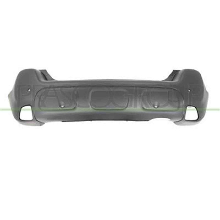CI3301052_1.JPG Paraurti Posteriore Nero Goffrato Per Citroen C3 Aircross Dal 2017 Al 2021