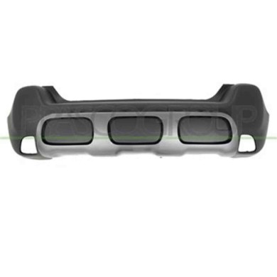CI3301062_1.JPG Paraurti Posteriore Nero Goffrato Per Citroen C3 Aircross Dal 2017 Al 2021