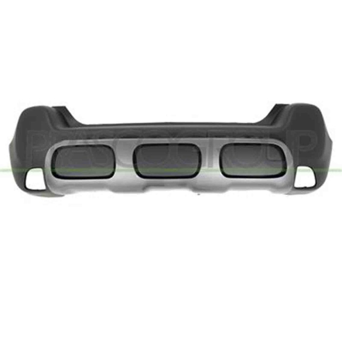 CI3301062_1.JPG Paraurti Posteriore Nero Goffrato Per Citroen C3 Aircross Dal 2017 Al 2021