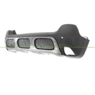 Paraurti Posteriore Nero Goffrato Per Citroen C3 Aircross Dal 2017 Al 2021