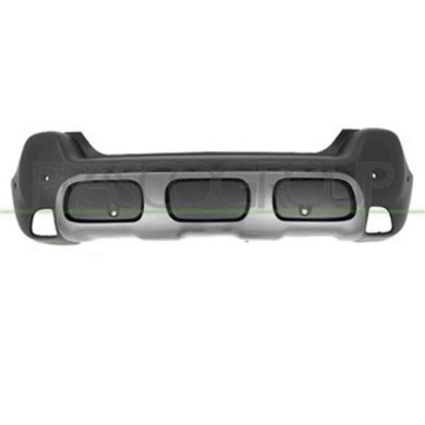 CI3301072_1.JPG Paraurti Posteriore Nero Goffrato Per Citroen C3 Aircross Dal 2017 Al 2021