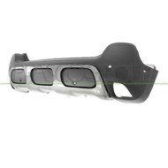 Paraurti Posteriore Nero Goffrato Per Citroen C3 Aircross Dal 2017 Al 2021
