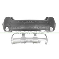 CI3301072_3.JPG Paraurti Posteriore Nero Goffrato Per Citroen C3 Aircross Dal 2017 Al 2021