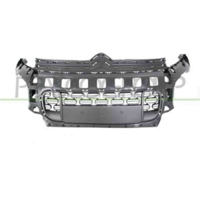 CI3302001_2.JPG Griglia Radiatore Nera Goffrata Per Citroen C3 Aircross Dal 2017 Al 2021